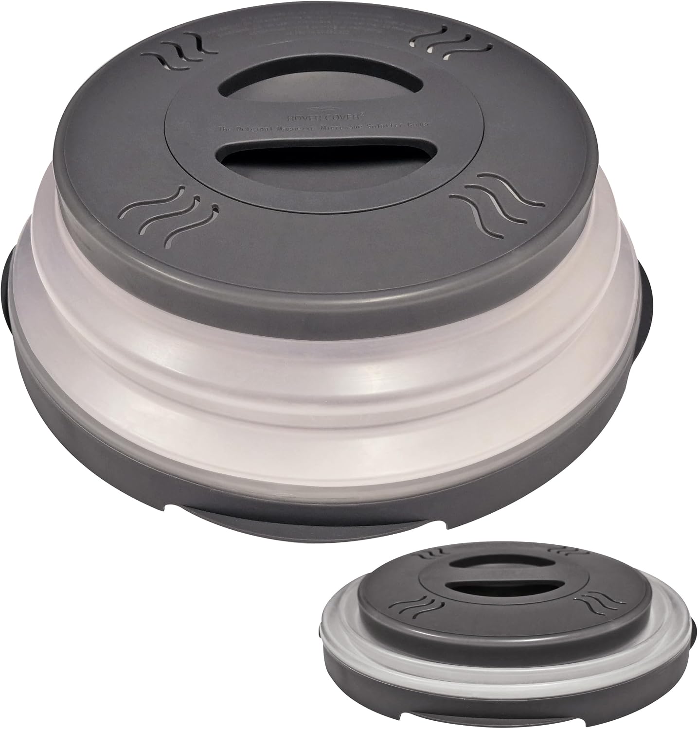 Magnetic Microwave Splatter Cover — 12-Inch Collapsible