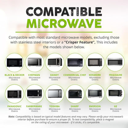 Magnetic Microwave Splatter Cover — 12-Inch Collapsible